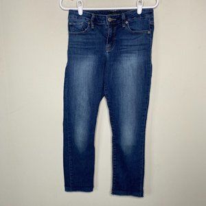 Lucky Brand Lolita Skinny Denim Jeans Women's 4/27 Distressed Blue Casual Pants